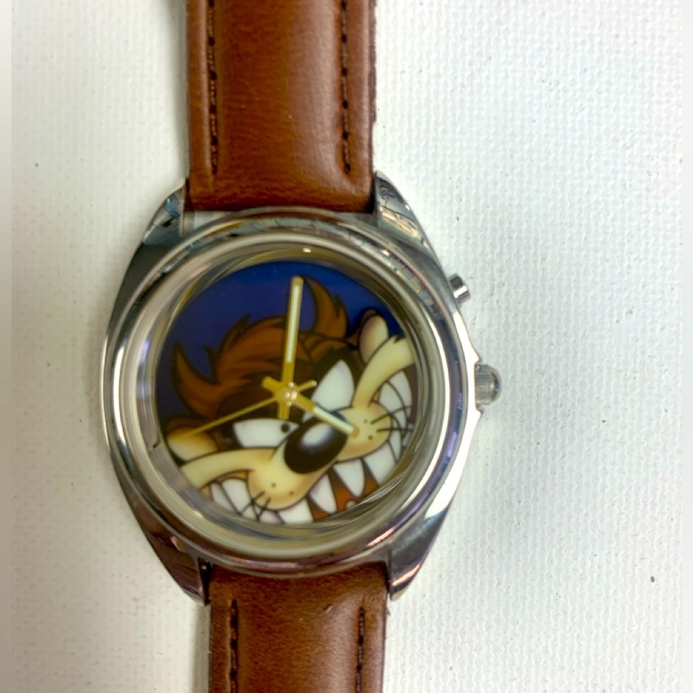 Fossil Brown Leather Tasmanian Devil Watch